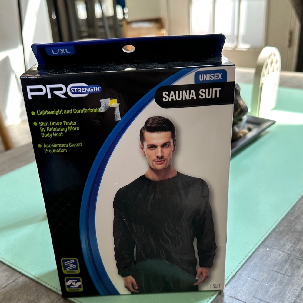 Black Sauna Suit for Men